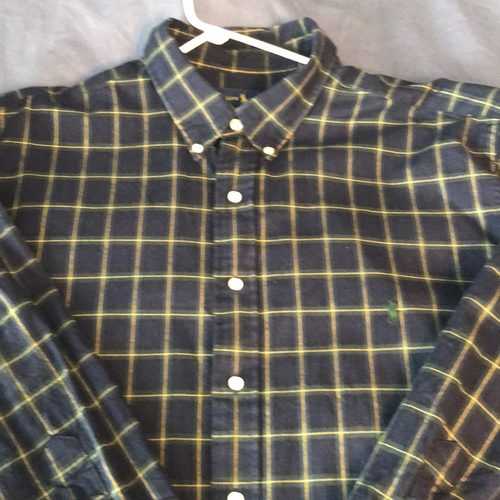 Plaid flannel Ralph Lauren shirt. 2XLB (Big)